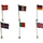 LEGO 6 International Flags (The Building Toy) 442B