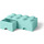 LEGO 8 Stud Aqua Light Blue Storage Brick Drawer (5006182)