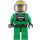 LEGO A-wing Pilot with Green Jumpsuit and Transparent Brown Black Visor Minifigure