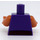 LEGO Adult Aladdin jossa Dark Purppura  Paita Pienoishahmo Vartalo (973 / 88585)