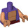 LEGO Adult Aladdin with Dark Purple  Shirt Minifig Torso (973 / 88585)