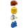 LEGO Advent kalender Boy met Wit Hoodie minifiguur