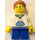 LEGO Adventskalender Boy mit Weiß Hoodie Minifigur