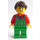 LEGO Adventskalender Lady med Grønn Kjeledress Minifigur