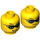 LEGO Agent Steve Zeal Minifigure Head (Recessed Solid Stud) (3626 / 19926)