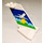 LEGO Aircraft Tail 4 x 7 x 4.3 with Sky Sticker (4867)