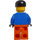 LEGO Vliegtuig Monteur met Overalls Minifiguur