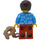 LEGO Flugzeug Passagier mit Baby Carrier Minifigur