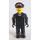 LEGO Airplane Pilot with Black Cap Minifigure