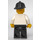 LEGO Airport Feuerwehrmann mit Schwarz Helm  Minifigur