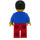 LEGO Airport Passagier mit Kapuzenpullover Minifigur