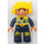 LEGO Airport Technician with Radio and Badge and Big Smile Duplo Figure