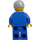 LEGO Airport Worker sisällä Sininen Uniform Minihahmo