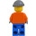 LEGO Airport Worker mit Beanie Minifigur