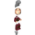 LEGO Albus Dumbledore with Dark Red Robe with Legs and Gray Hair Minifigure