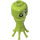 LEGO Alien uden Arme Minifigur