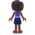 LEGO Aliya (Medium Lavender Jacket met Wit Trim) minifiguur