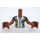 LEGO Aliya (Yellow/Blue Diamond Shirt) Friends Torso (73141 / 92456)