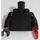 LEGO Alpha Team Minifig Torso with Black Arms and Black Right Hand and Transparant Red Hook on Left Arm (973 / 74331)