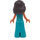 LEGO Amelia met Turquoise Jurk Minifiguur