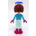 LEGO Amy, Light Aqua Trousers Minifigure