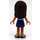 LEGO Andrea with Denim Look Vest and Blue Skirt Minifigure