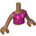 LEGO Andrea con Morado Conejo Camiseta Friends Torso (73141 / 92456)