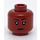 LEGO Angelina Johnson Minifiguur Hoofd (Verzonken solide nop) (3626 / 103488)