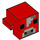 LEGO Animal Diriger avec Mooshroom Diriger avec Nose Modèle 3 avec motif de nez 3 (1009 / 26160)