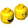 LEGO Apocalypse Benny Minifigure Head (Recessed Solid Stud) (3626 / 49359)