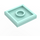LEGO Aqua Fliese 2 x 2 mit Nut (3068 / 88409)