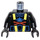 LEGO Aquazone Torso with Red X and Blue Shark and Yellow Straps with Black Arms and Black Hands (973)