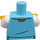 LEGO Arctisch Explorer -  Vrouwelijk Minifiguur Torso (973 / 76382)