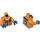 LEGO Arctic Explorer, Male with Orange Goggles Minifig Torso (76382 / 88585)