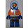 LEGO Arctisch Explorer, Mannelijk met Oranje Stofbril Minifiguur