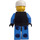 LEGO Arctic Male met Blauw Outfit en Wit Pet minifiguur