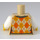 LEGO Argyle Sweater Vest Torso mit Weiß Arme (973 / 76382)