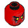 LEGO Ash Attacker Minifigure Kopf (Einbau-Vollbolzen) (3626 / 23869)