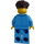 LEGO Astronaut in Blauw Uniform - Mannelijk Minifiguur