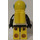 LEGO Astronaut avec Noir / blanc Haut Figurine