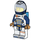 LEGO Astronaut met Dark Blauw Ruimtehelm en Jetpack Minifiguur