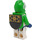 LEGO Astronaut with Green Space Suit and Smiling Face Minifigure