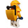 LEGO Astronaut mit Orange Weltraum Anzug und Smiling Gesicht Minifigur