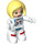 LEGO Astronaut met Geel Haar Duplo-figuur