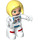 LEGO Astronaut met Geel Haar Duplo Figuur