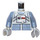 LEGO AT-AT Driver with Sand Blue Legs (Angry) Minifig Torso (973 / 76382)