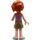 LEGO Autumn met Paars Sunflower Top Minifiguur