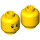 LEGO Ava (70324) Minifigure Head (Recessed Solid Stud) (3626 / 25580)