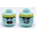 LEGO Avatar Jay Head (Recessed Solid Stud) (3626)