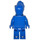 LEGO Awesome Blauw monochrome minifiguur